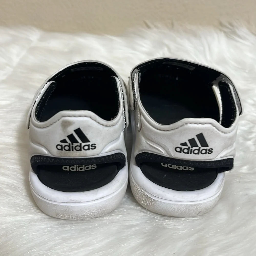 Adidas Black White Sandals